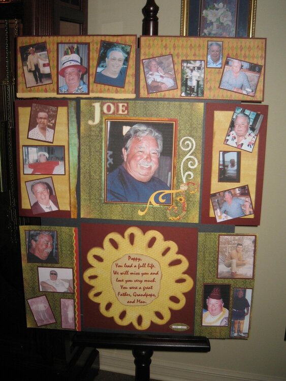 Memorial Board with 12x12 Page Layouts by Debrabee!