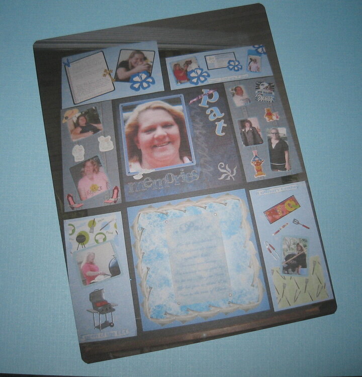 Memorial Layout Page for Sisters Memorial Board by Debrabee!!