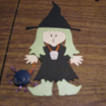 Paper Pieced Witch