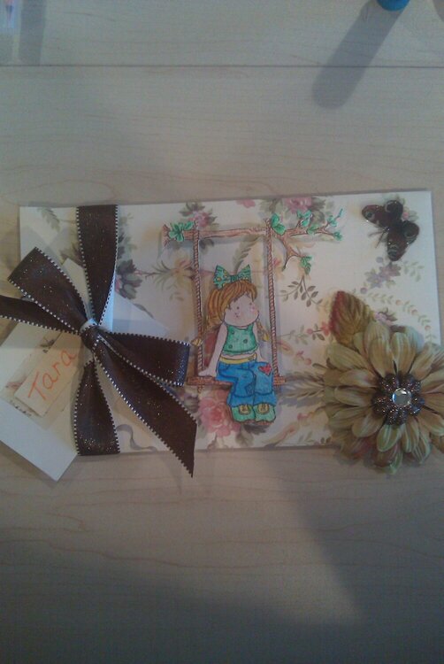 Decorated Envelope/Card Holder