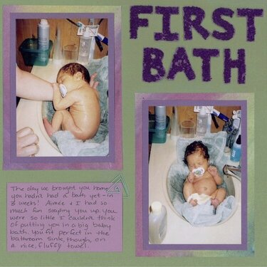 First Bath