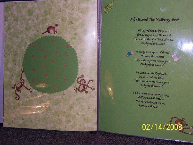Nursery Rhyme Book - All Around the Mulberry Bush