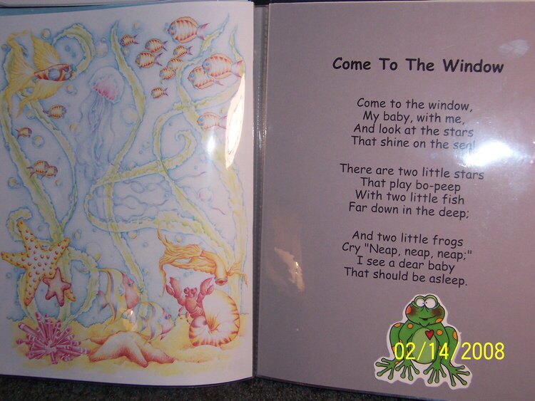 Nursery Rhyme Book - Come to the Window