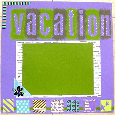 Vacation Fun - Designed for my 1st class project ever - Page 1
