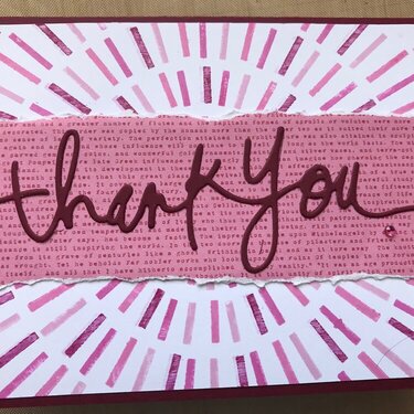 thank you card