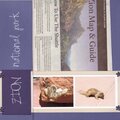 Zion national park newsletter..