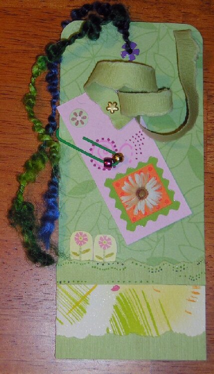 Spring bookmark