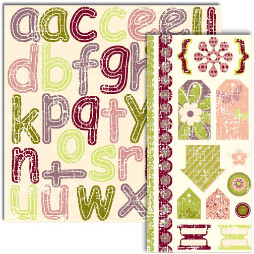Georgia&#039;s Collection: Alphabet &amp; Shapes Diecuts