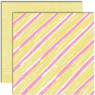 Springdoodle Stripes/Scribbled Yellow