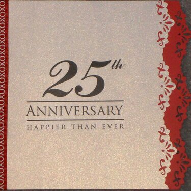 25th Anniversary Card