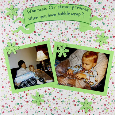 Christmas 2008: Who needs presents...