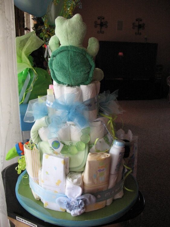 Diaper Cake Back