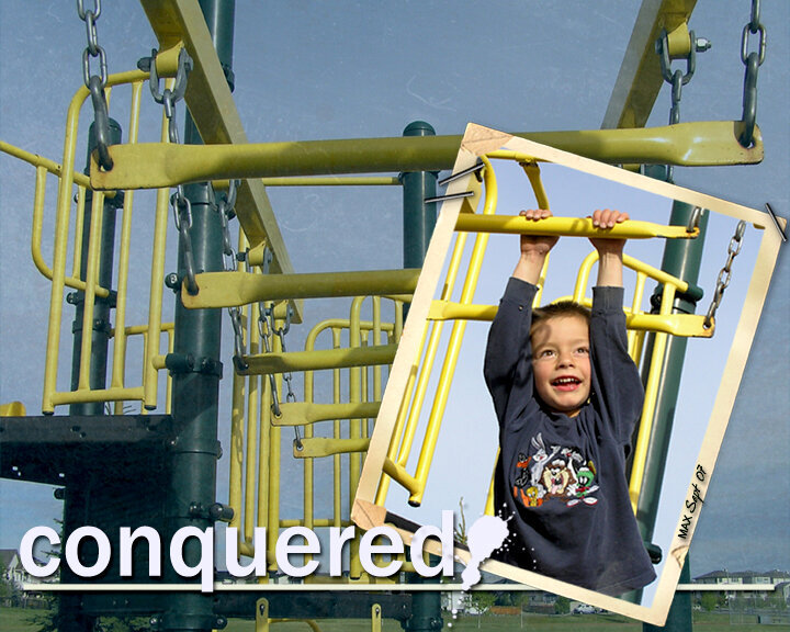 conquering the monkey bars