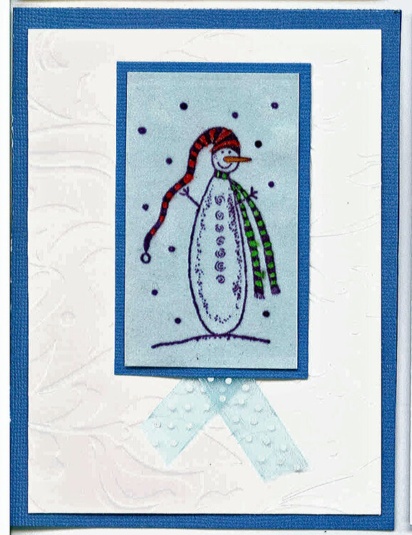 Card - Funky Snowman