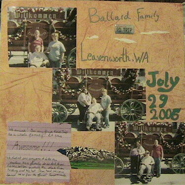 Ballard Family Rd Trip 2005