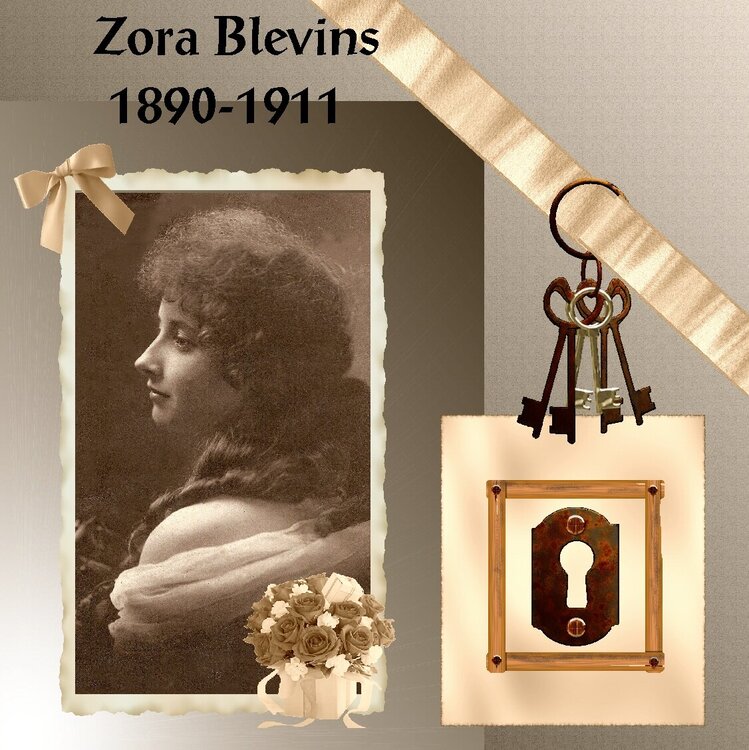 Zora Blevins 1890-1911