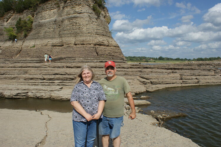 Hubby and I at Tower Rock