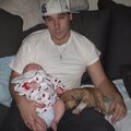 My hunny and our babies-Joey Jr and Blaze