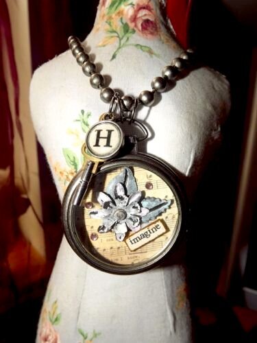 Vintage Pocket Watch Necklace