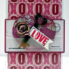 Key to My Heart Card **Clear Scraps**