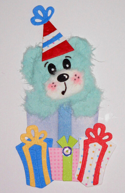 Birthday boy tear bear
