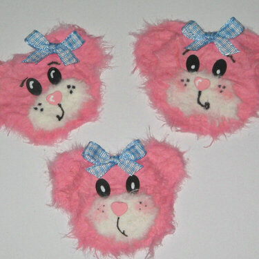Pink Baby Girl Tear Bears