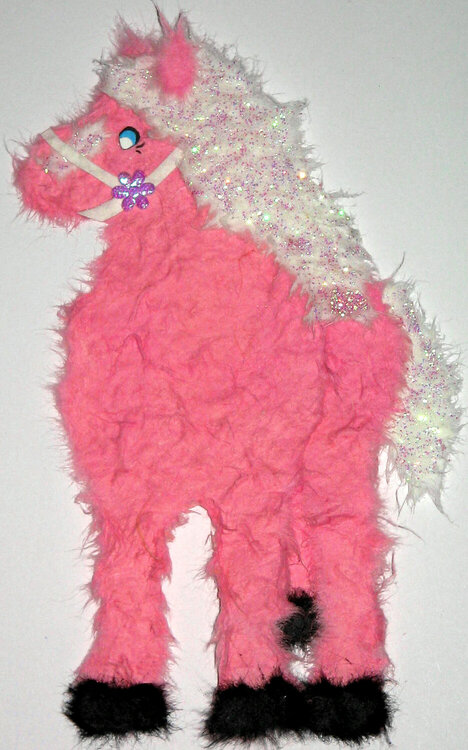 Pink Princess Mulberry Paper tear bear