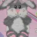 "Bonnie Bunny" Mulberry Paper tear bear