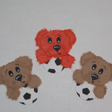 Soccer Bear Pins