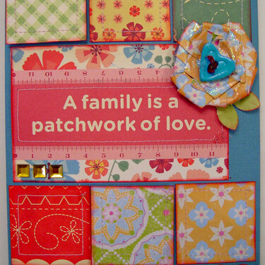 Patchwork of Love Card