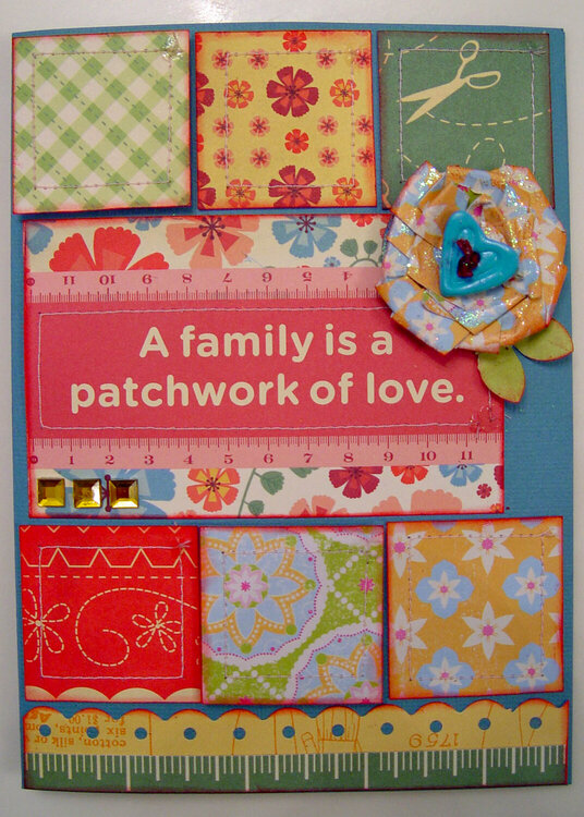 Patchwork of Love Card