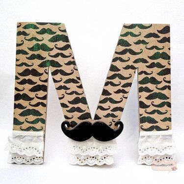 M is for Mustache