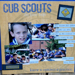 Cub Scouts-do your best
