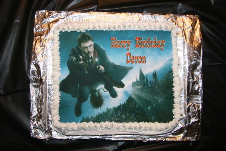 Harry Birthday cake