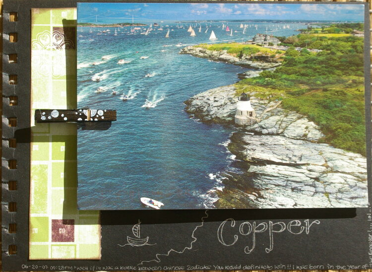 Minialbum Coppers postcard