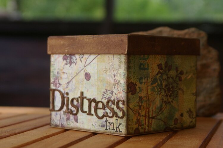 Altered Distress ink Box