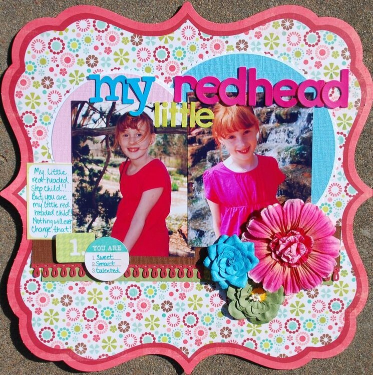 My Little Redhead!! My Scraps and More Recipe Challenge 5/7/11