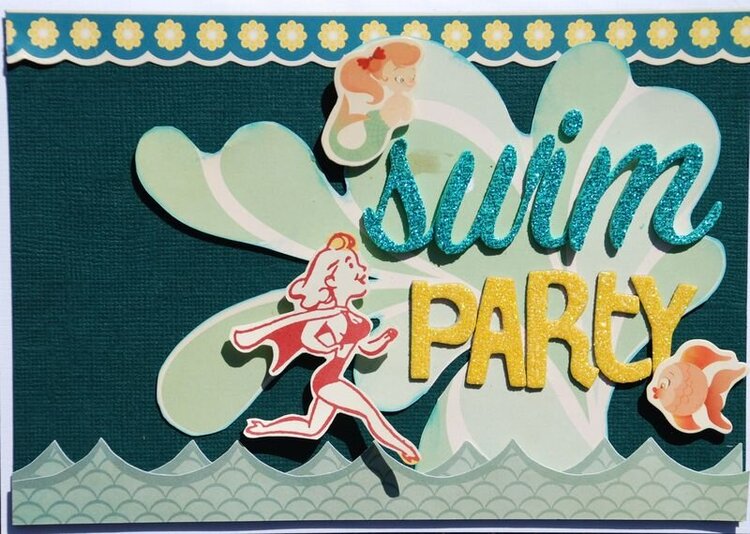 Swim Party Card