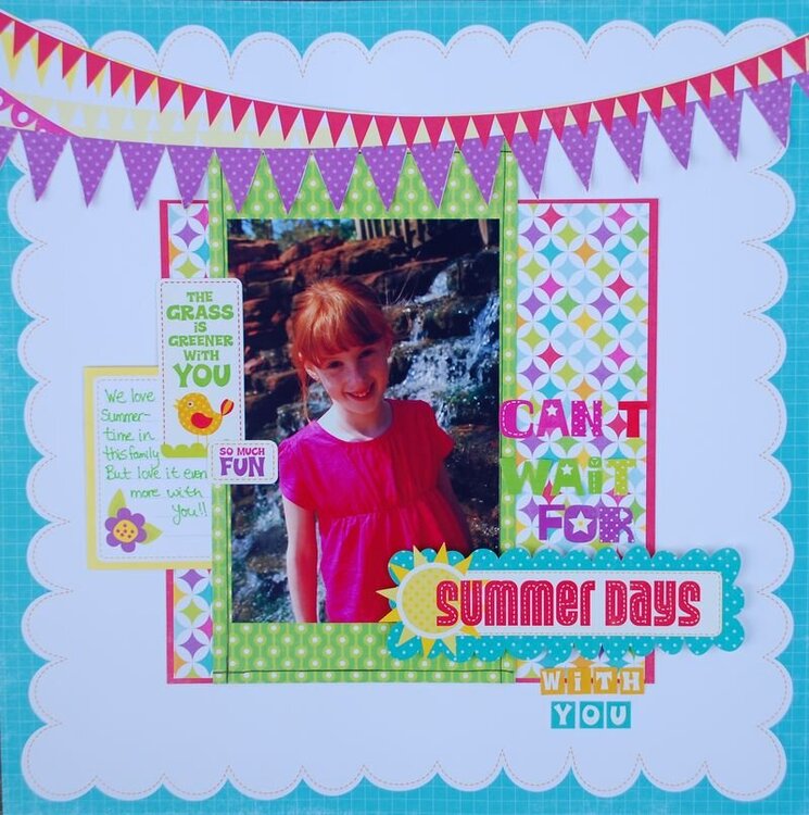 Can&#039;t waot for Summer Days with you!! My Scraps and More scrap{lift} challenge 5/9/11