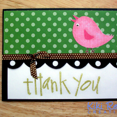 So Tweet Thank you card