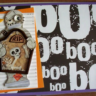 Boo Mummy card