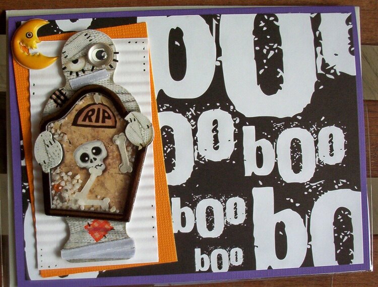 Boo Mummy card
