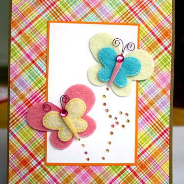 Flutterby card