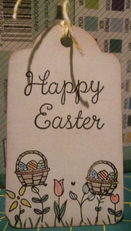Happy Easter tag