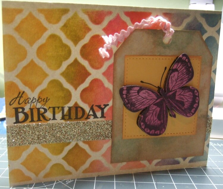 butterfly birthday card