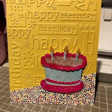 Cake birthday card