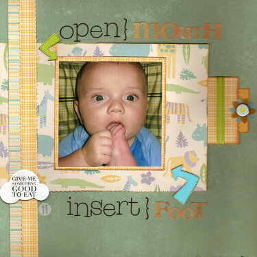 Open Mouth Insert Foot