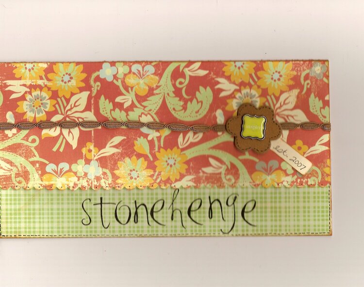 Stonehenge Card(WOW challenge)