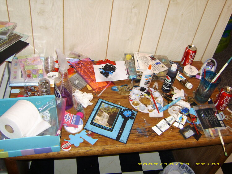 My Scrappin&#039; Mess!!