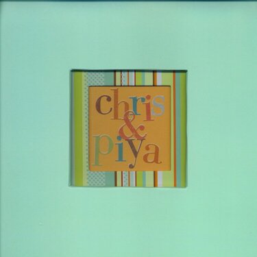 Chris &amp; Piya Album Cover